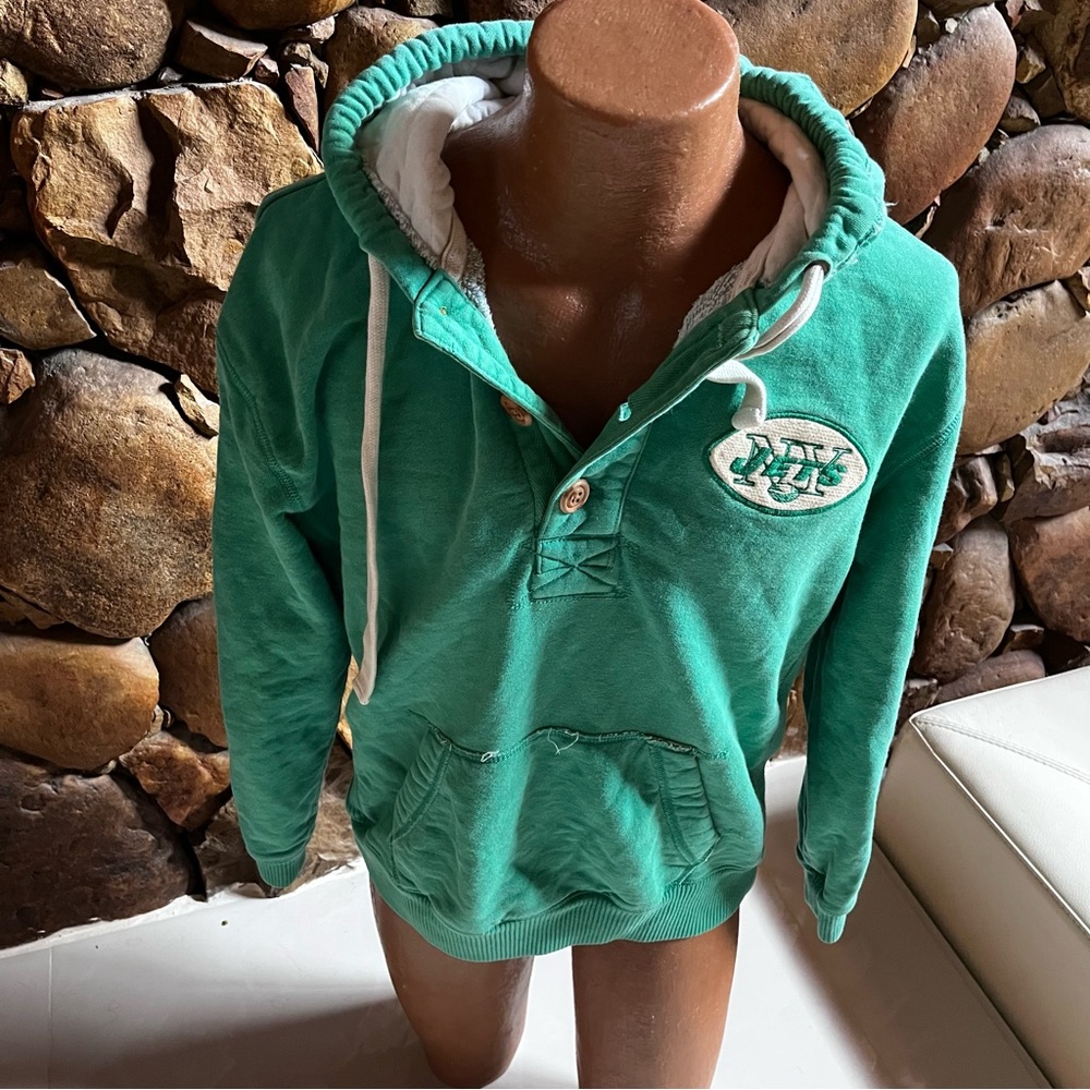 Mitchell & Ness Throw Backs Ny Jets Hoodie - image 6